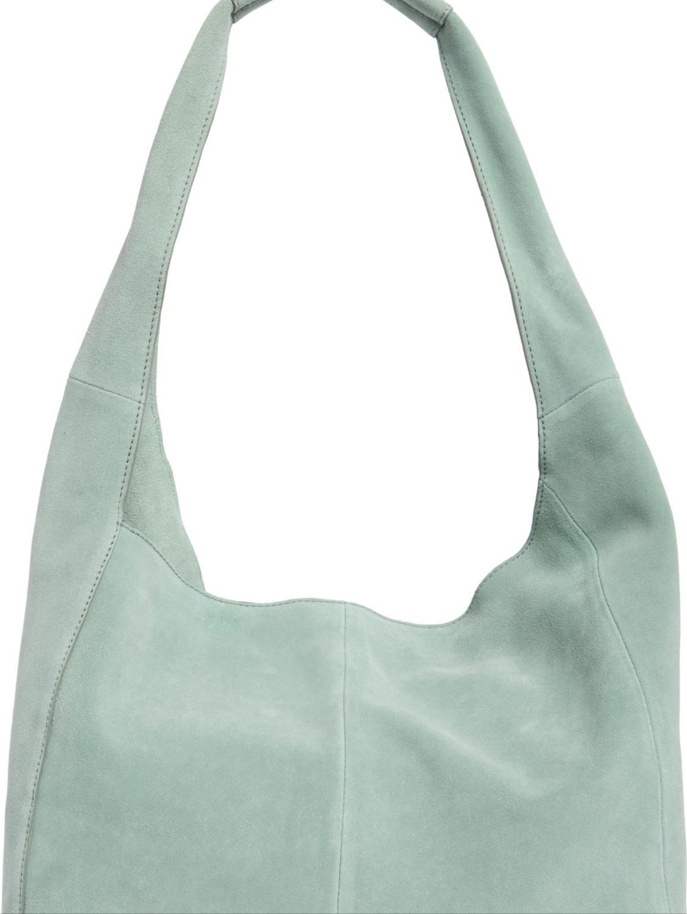 Lucky Brand Bag Large Leather Suede Hobo Shoulder Purse - Picture 3 of 9